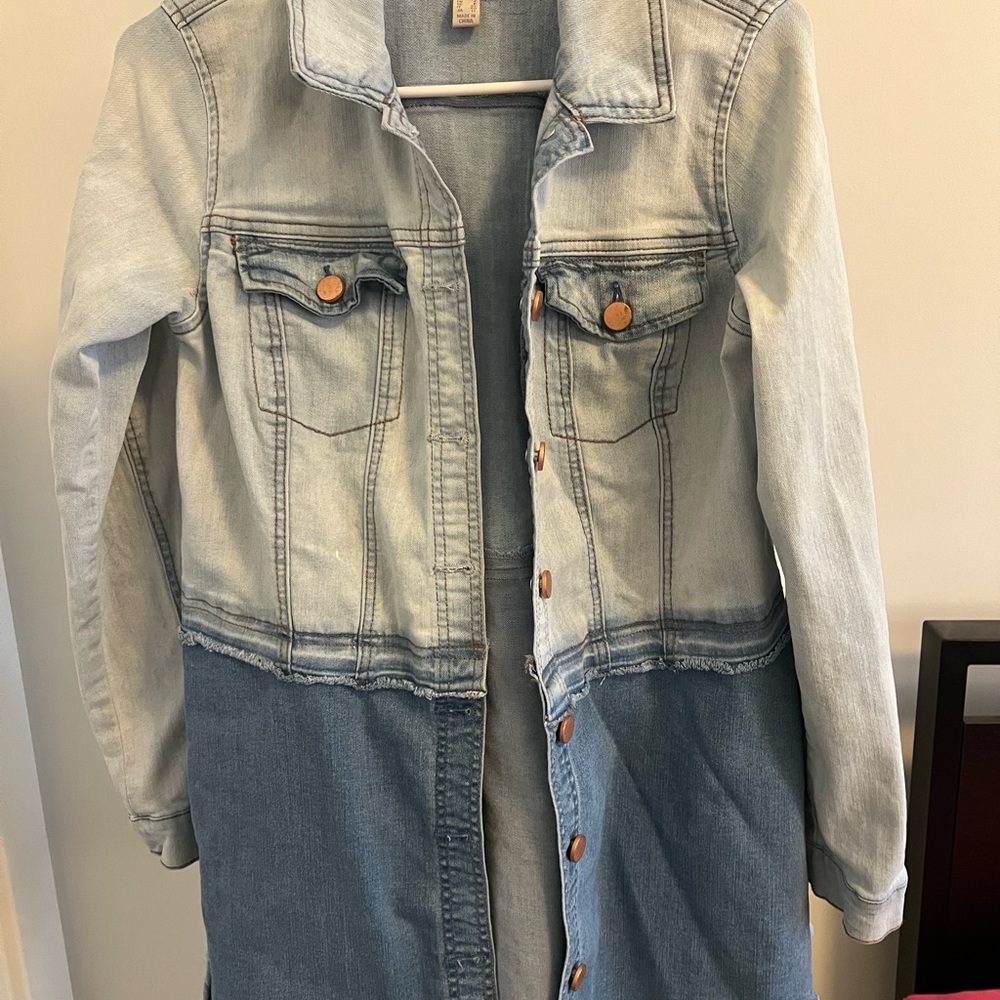 Women’s Denim Longline Jacket